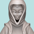 render close no texture.png Female Tibia Brotherhood Outfit - Printable