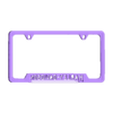 PORTA HARLEYDAV08315162READY.stl LICENSE PLATE FRAME HARLEY - HARLEY LICENSE PLATE FRAME. PRINT IN PLACE WITHOUT BRACKETS.