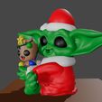 Baby Yoda 02_2.jpg Baby Groot Pot and Baby Yoda Christmas