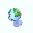 0_00014.jpg Globe 3D MODEL - WORLD MAP PLANET EARTH SCHOOL DESK TABLE STUDENT STUDENT ARCHAEOLOGIST HOME WORK INDICATOR