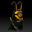 1.png Loki Minion Mini Figure Miniature 3D Printable .STL