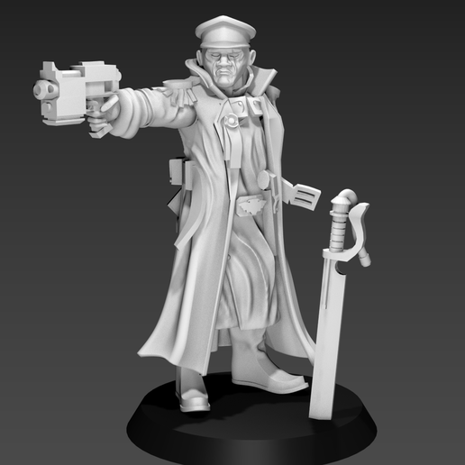 🎲 Duteous Morale Officer・Free STL File for ・Cults