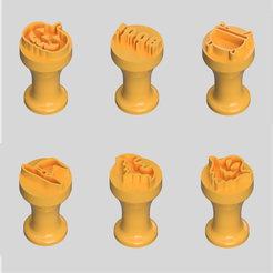 3D file Marker stamps for sweets and brigadeiros - Roblox 🍪・3D printer  design to download・Cults