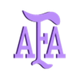 afa_azul.stl AFA - Logo Shield
