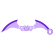 Keychain - Batman Arkham Batarang obj.obj Batman Arkham Batarang