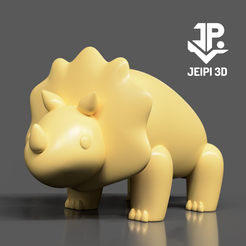 230219_FEBRERO_004.png STL-Datei DINOSAURIER_COOKIESAURIO_TRICERAPTORS・3D-druckbare Vorlage zum herunterladen