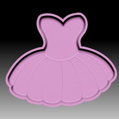 Tutu-VACUUM-PPIECE.jpg Archivo STL MOLDE BOMBA DE BAÑO TUTÚ・Plan de impresión en 3D para descargar