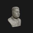 07.jpg 3D Sculpture of Kim Jong un 3D print model