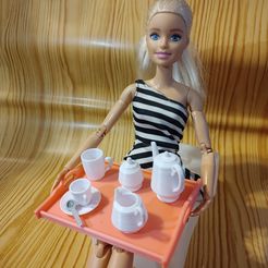 20220824_173414.jpg Archivo 3D Juego de comedor Barbie・Idea de impresión 3D para descargar