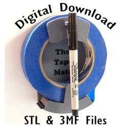 il_1140xN.5860567199_aphb.jpg The Tape Mate - Kitchen Tape Dispenser - DIGITAL DOWNLOAD - STL & 3MF Files