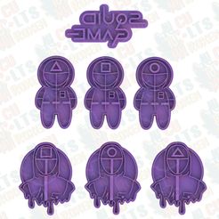 Free STL file Squid Game Bears Player-001 and 456 🦑・Template to download  and 3D print・Cults
