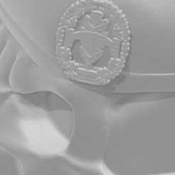 07-Skull-Pio.jpg STL file Skull German Armed Forces Beret Pioneer Pio・Model to download and 3D print