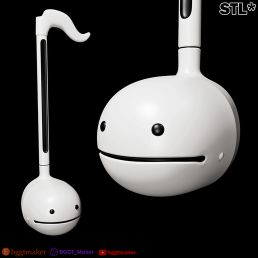 🎵 El Otamatone Modelo Estático Instrumento Musical Otamatone