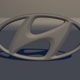 21.jpg Hyundai Badge 3D Print