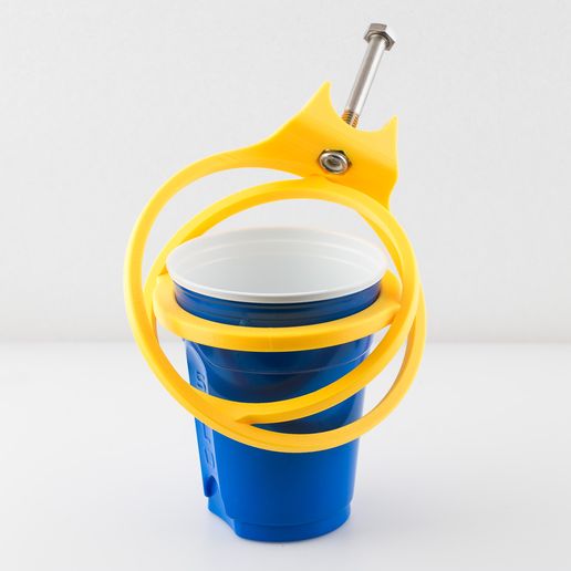 Crutch Cup and Can Holder 3D model