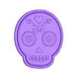 CALAVERA_A_B.stl MEXICAN SKULL COLLECTION - MOLD BATH BOMB, SOLID SHAMPOO - MOLD BATH BOMB, SOLID SHAMPOO