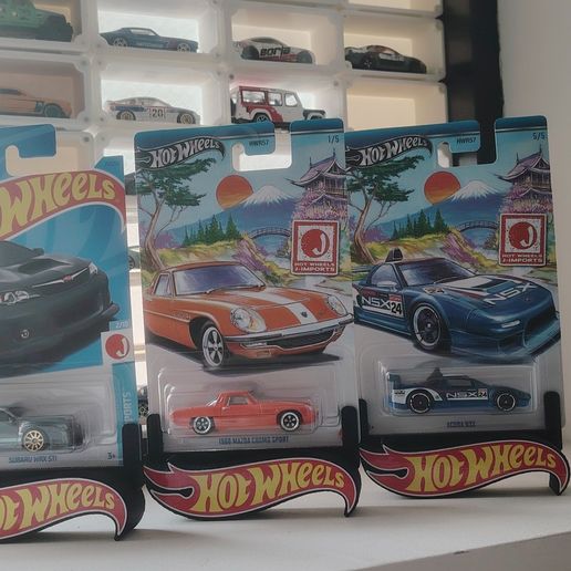 🦸 Hotwheel Mainline Card Stand・ STL File for 3D printing・Cults