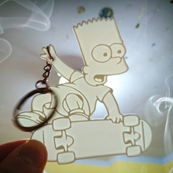 Capture d’écran 2017-06-22 à 10.08.04.png Fichier STL gratuit bart porte-clés lithophanie・Modèle à télécharger et à imprimer en 3D