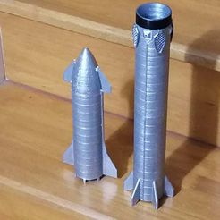 resize_IMG_20201001_175952.jpg Archivo STL gratis SpaceX Super Heavy Booster (Nave estelar)・Diseño imprimible en 3D para descargar