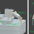 boat.png 内河油轮 3D 模型，用于 3D 打印和无线电控制的模型