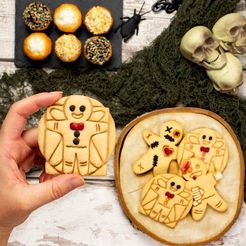 il_794xN.2060159113_4fc1.jpg STL-Datei Vitruvian Gingerbread cookie cutter・Modell zum Herunterladen und 3D-Drucken