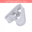 Letter_A~2.25in-cookiecutter-only2.png Letter A Cookie Cutter 2.25in / 5.7cm