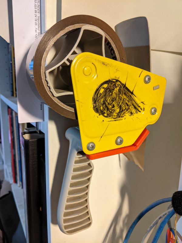 Download free STL file Tape gun wall mount • Model to 3D print ・ Cults