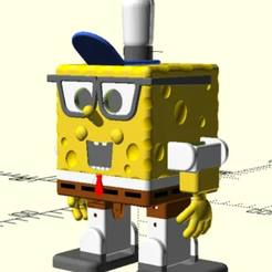 sponge.png STL file sponge bob・3D printer model to download