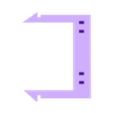 fridge_clip_l.stl 冷蔵庫のドア用棚クリップ