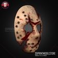 Jason_Broken_Mask_3D_Print_Model_STL_File-_05.jpg Jason Mask Friday The 13th Broken Halloween Cosplay