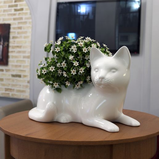 Cat Planter Pot 3D model