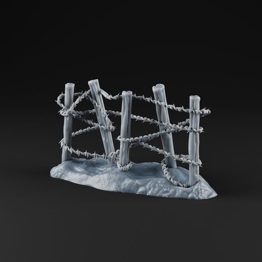 2.jpg Barbed Wire - STL Pack
