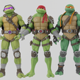 Portada.png Teenage Mutant Ninja Turtles in stile low-poly con rigging