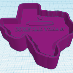 Come-and-Take-it-mold.png "Come and Take it" (Texas) air freshener mold