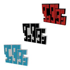 sadf.png 3D MULTICOLOR LOGO/SIGN - Dandadan (anime/Manga)