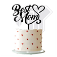 9 Best Mom - Cake Topper for Mother's Day