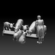 654784.jpg STL-Datei Frau und Schweine 3D-Druckmodell・3D-Druck-Idee zum Herunterladen