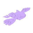 KYOGRE KEYCHAIN V3.obj Kyogre Keychain