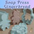 Soap-press-Gingerbread-Cover.jpg Soap Press Mold - Gingerbread Women