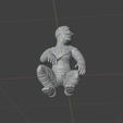 122334.png Funny Mummy Monster STL | Creepy Wrapped Creature | Halloween Shelf Figure | Spooky Decor STL