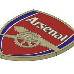 Arsenal.jpg Arsenal Club highly detailed logo shield badge multimaterial