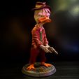 Inspecteur Duck avec une arme à feu