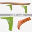 0d783a7ce731f5b6e8f2b7dd6e62a899_display_large.jpg STL-Datei Easy shelf brackets kostenlos・Vorlage für 3D-Drucker zum herunterladen