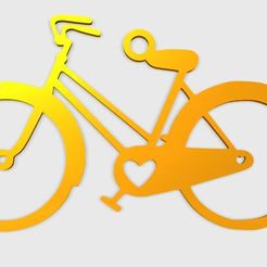 ByclePNG.png Archivo 3D gratis Bicycle Pendant・Objeto para impresora 3D para descargar