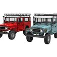 12.jpg TOYOTA LAND CRUISER FJ43 SHORT WHEEL BASE 3D PRINT RC BODY STL FILE 3D MODEL