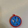 IMG_1681.jpg VW Volksvagen Key ring flexible rotative print in place KEYCHAIN