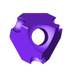 Mainbody_half_simple_inch.stl Cube Spinner with Ball-Vertices