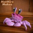 CZ7A0035-copy.jpg Ghost Crab articulated figure, print-in-place body, cute-flexi