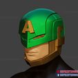 Captain_America_Hail_Hydra_Helmet_3dprint_02.jpg Captain America Hail Hydra Supreme Marvel Helmet Cosplay