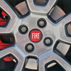 fiat-wheel-hub-cap-3d-print-stl.jpg Fiat Rim Cap